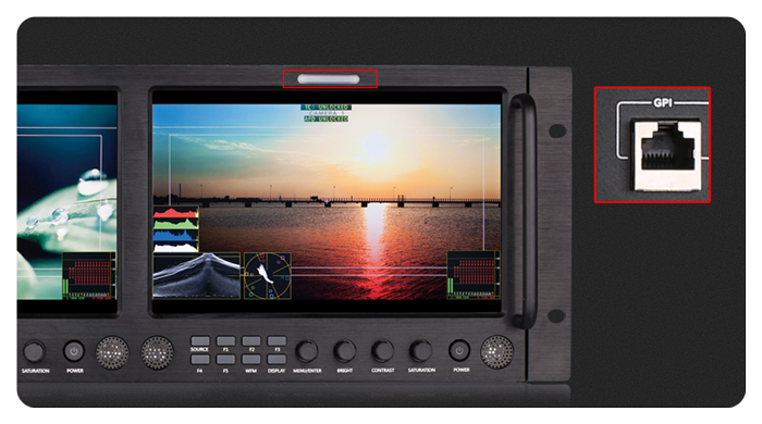 SWIT M-1093F Dual 9-inch FHD Waveform Rack LCD Monitor